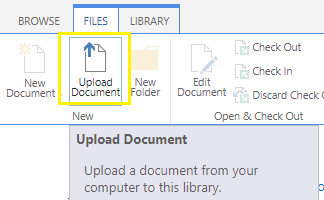 SharePoint Upload Document