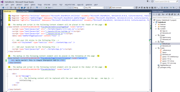 Hello World Text | TechBytes