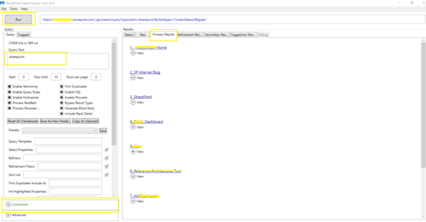 SP Search Tool