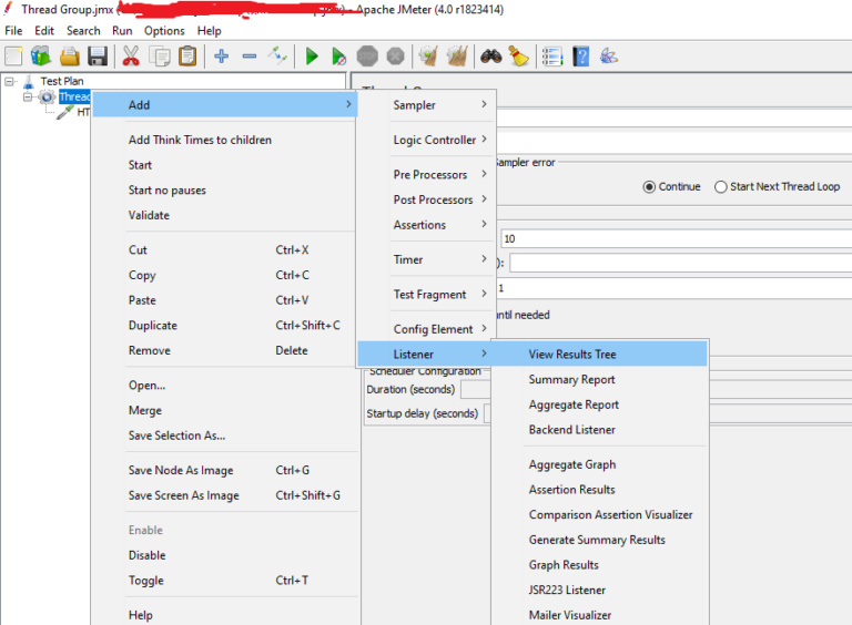 Core JMeter Components and its Uses