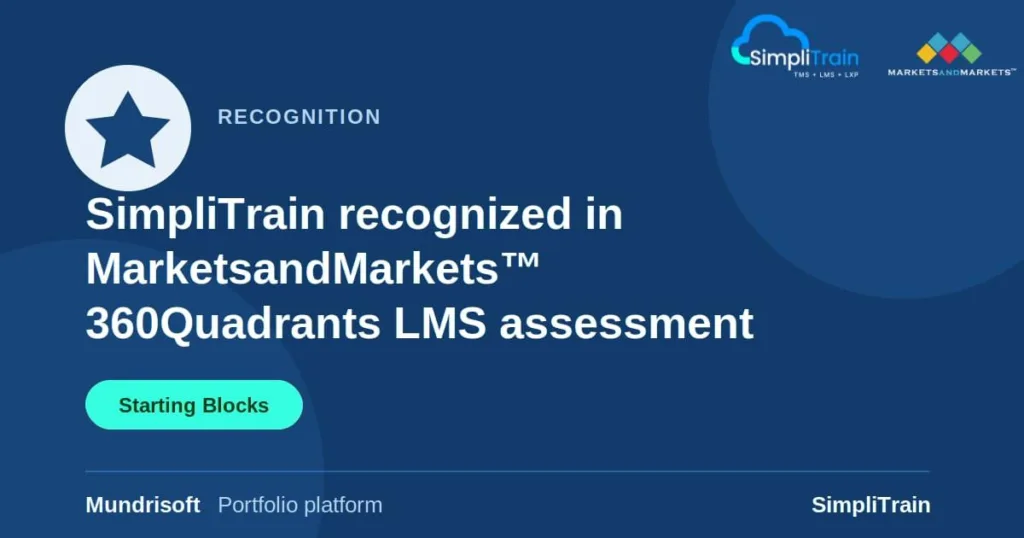 Mundrisoft Portfolio Firm SimpliTrain Recognized